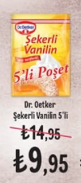 Dr. Oetker Şekerli Vanilin 5'Li