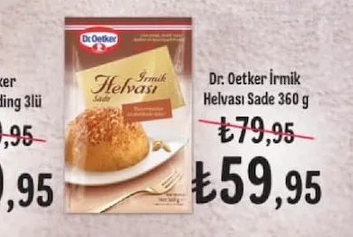 Dr. Oetker İrmik Helvası Sade 360 G