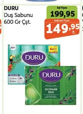 Duru Duş Sabunu 600 Gr Çşt.