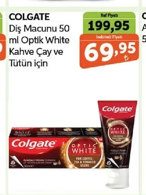 Colgate Diş Macunu 50 Ml Optik White Kahve Çay Ve Tütün İçin