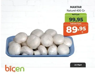 Mantar Naturel 400 Gr