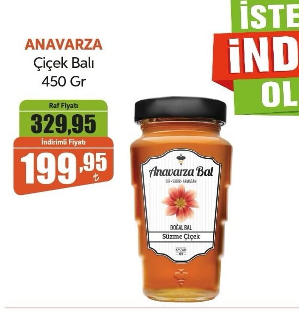 Anavarza Çiçek Balı 450 Gr