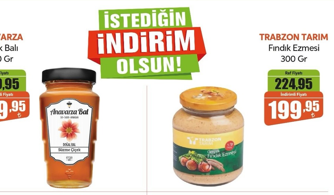 Anavarza Bal Doğal Süzme Çiçek