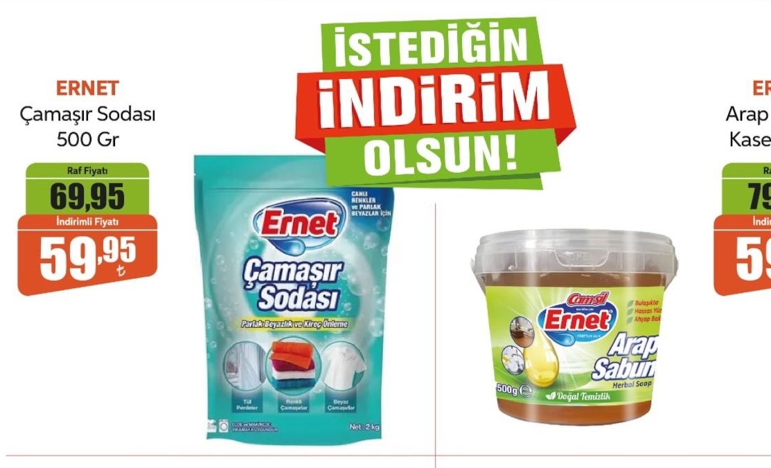 Ernet Çamaşır Sodası 500 Gr