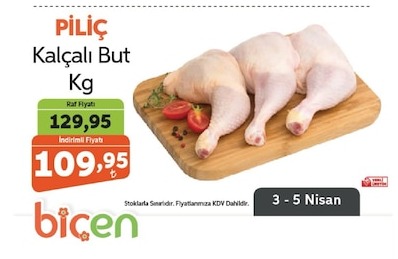 Piliç Kalçalı But Kg