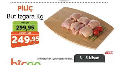 Piliç But Izgara Kg