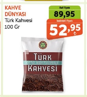 Kahve Dünyasi Türk Kahvesi 100 G