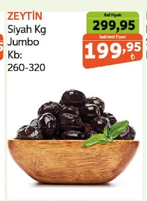 Zeytin Siyah Kg Jumbo