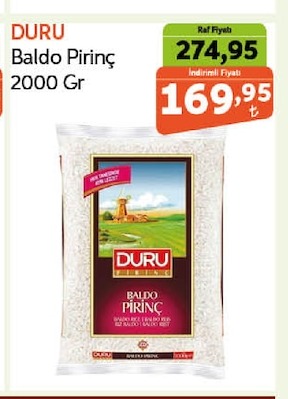 Duru Baldo Pirinç 2000 Gr