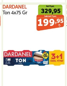 Dardanel Ton 4X75 Gr