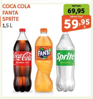 Coca Cola Fanta Sprite 1,5 L