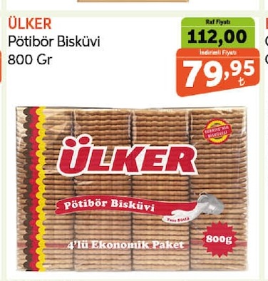 Ülker Pötibör Bisküvi 800 Gr