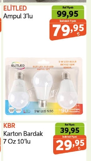 Elitled Ampul 3'Lü