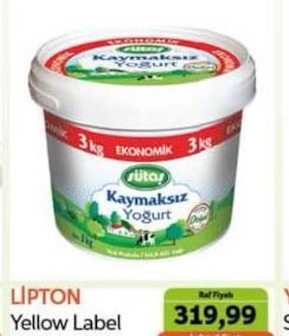 Rutaş Kaymaksız Yoğurt 3 Kg