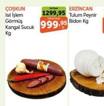 Coşkun Isıl İşlem Görmüş Kangal Sucuk Kg