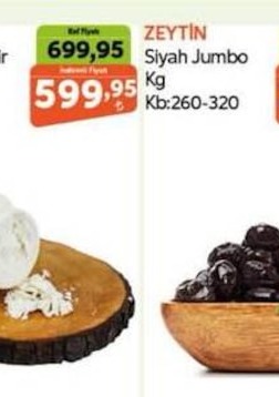 Zeytin Siyah Jumbo Kg