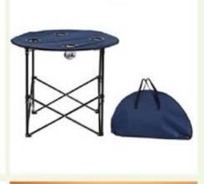 Kamp Masası Yuvarlak