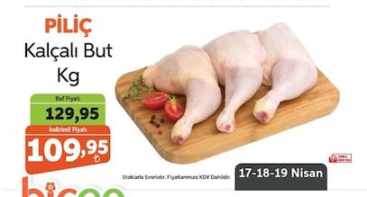 Piliç Kalçalı But Kg