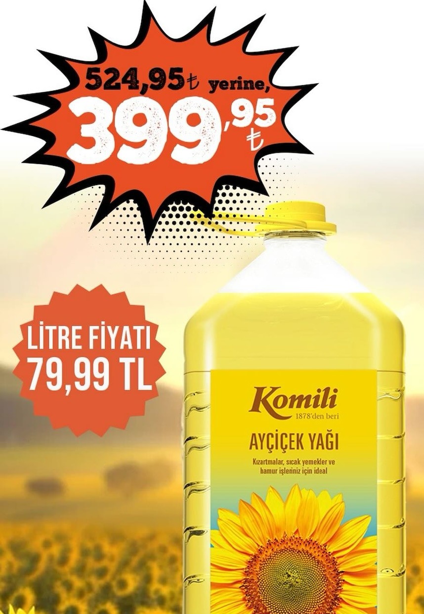 Komili Ayçiçek Yağı