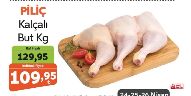 Piliç Kalçalı But Kg