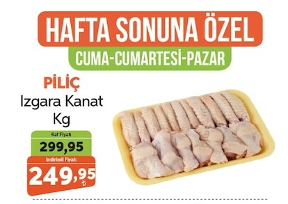 Piliç Izgara Kanat Kg