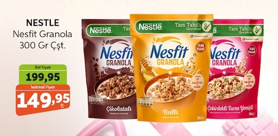 Nestle Nesfit Granola 300 Gr Çi̇Sti̇