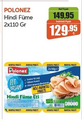 Polonez Hindi Füme 2X110 Gr