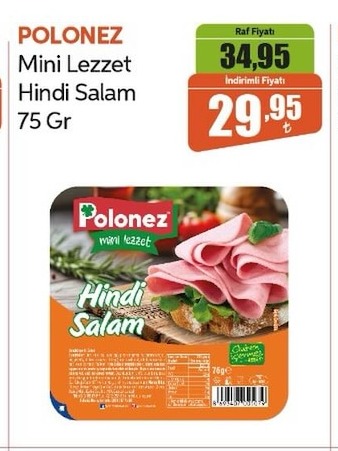 Polonez Mini Lezzet Hindi Salam 75 Gr