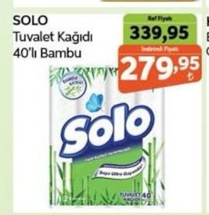 Solo Tuvalet Kağıdı 40'Lı Bambu