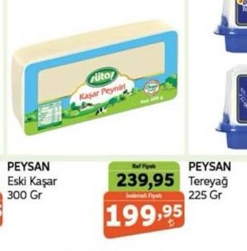 Peyşan Eski Kaşar 300 Gr