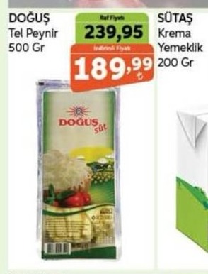 Doğuş Tel Peynir 500G