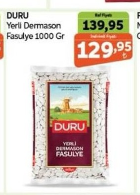 Duru Yerli Dermason Fasulye 1000 Gr