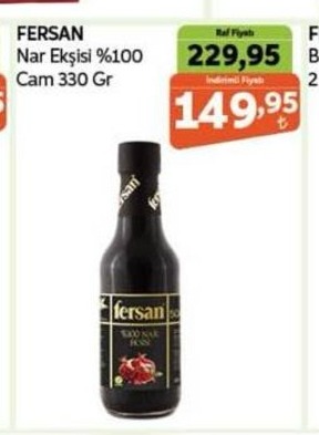 Fersan Nar Ekşisi %100 Cam 330 Gr