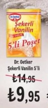 Dr. Oetker Şekerli Vanilin 5'Li