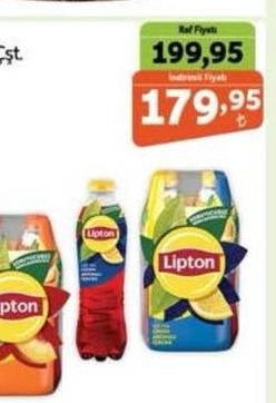 Lipton Ice Tea Şeftali Aromalı 1Lt