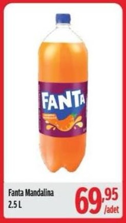Fanta Mandalina 2.5 L