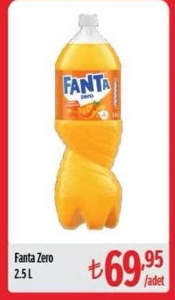 Fanta Zero 2.5 L