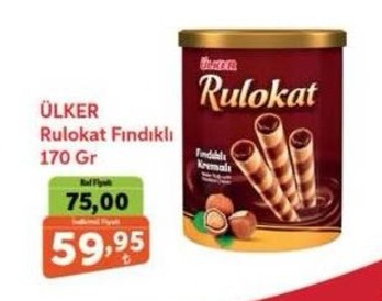 Ülker Rulokat Fındıklı 170 Gr