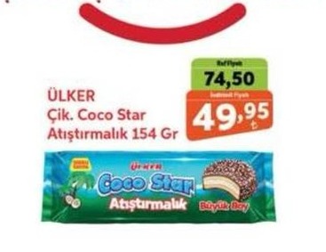 Ülker Coco Star Atıştırmalık 154 Gr