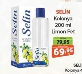 Selin Kolonya 200 Ml Limon Pet