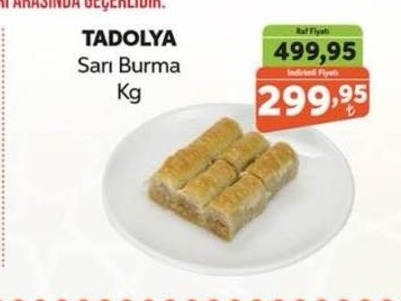 Tadolya Sarı Burma Kg