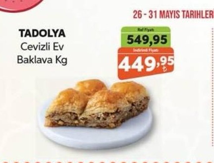Tadolya Cevizli Ev Baklava Kg