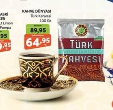 Kahve Dünyası Türk Kahvesi 100 Gr