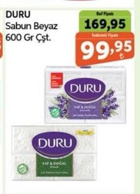 Duru Sabun Beyaz 600 Gr Çi̇ftli̇