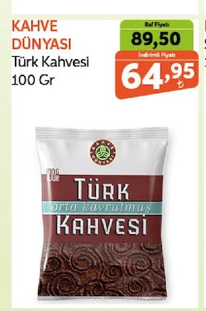 Kahve Dünyası Türk Kahvesi 100 Gr