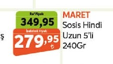 Maret Sosis Hindi Uzun 5'Li 240Gr