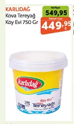 Karlidağ Köy Evi Tereyağı 750 Gr