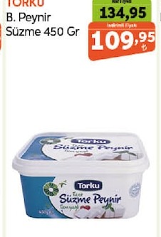 Torku Süzme Peynir 450 Gr