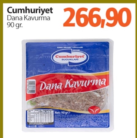 Cumhuriyet Dana Kavurma 90 Gr.