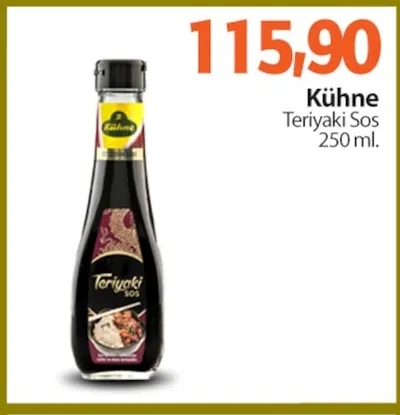 Kühne Teriyaki Sos 250 Ml